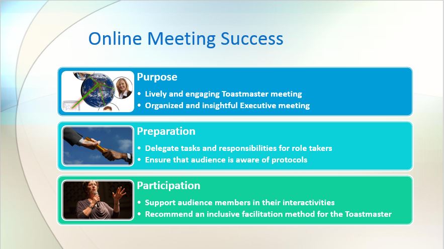online meeting success
