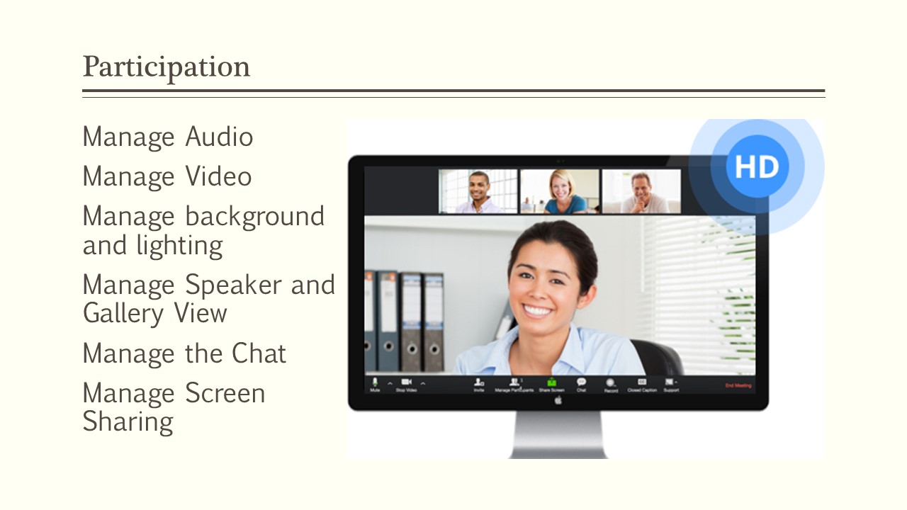 managing zoom tools