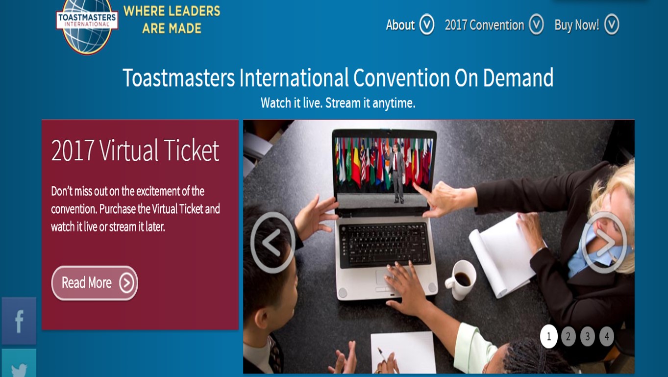 virtual ticket toastmasters on demand