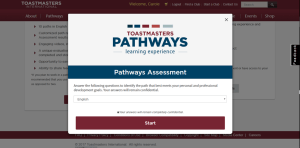 self assessment page