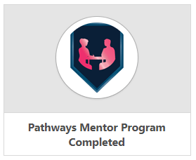 Pathways Mentor Program Completed badge