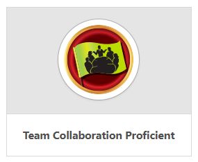 team collaboration badge