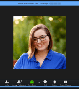 zoom screen image