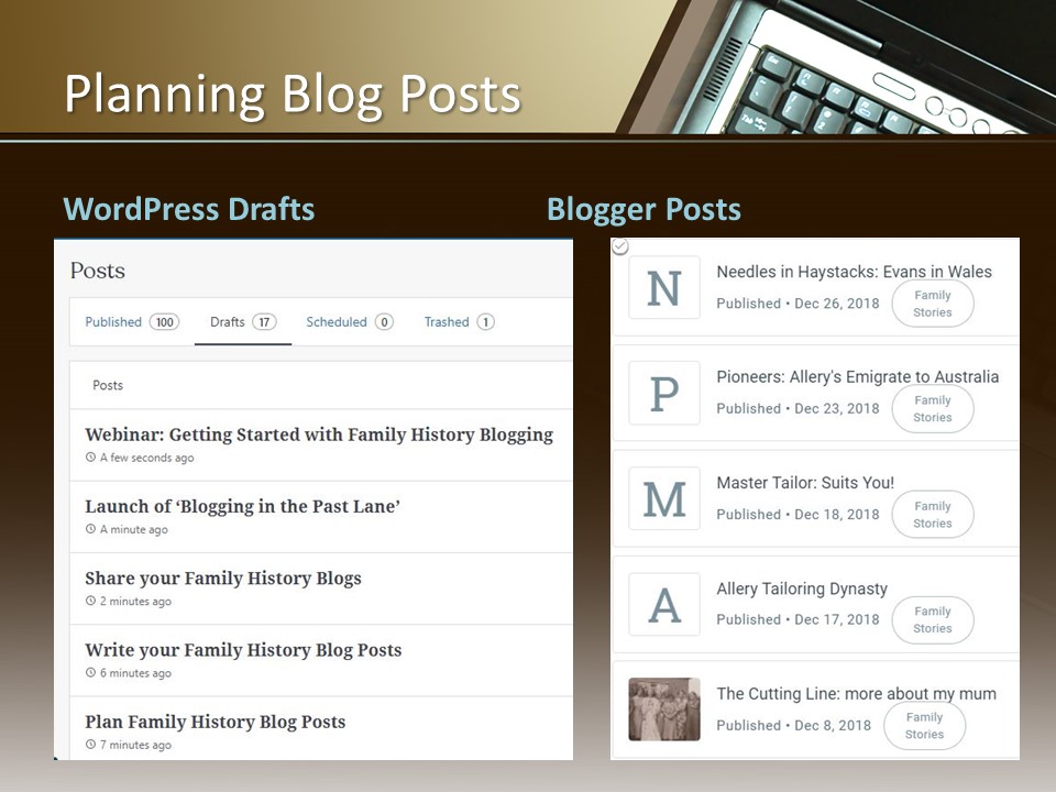 blogger posts celtic family december 2018